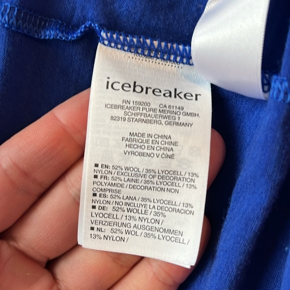 Rare icebreaker merino wool cool lite cardigan - Picture 8 of 9